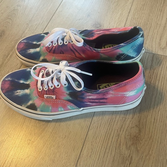 Tie dye vans sneakers size 7.5 - Picture 2 of 4